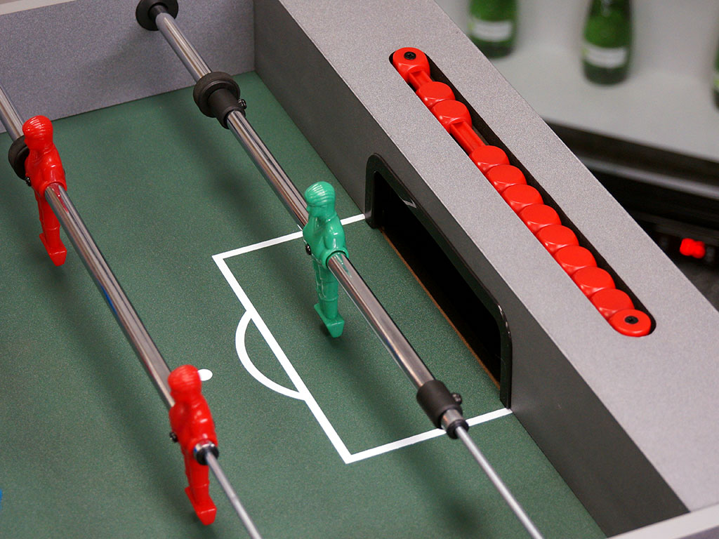 Total Foosball Olympico Folding Football Table Home Leisure Direct